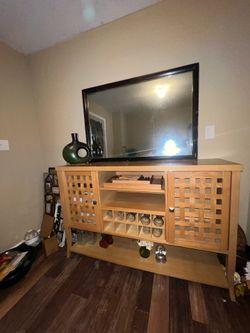 NEW BUFFET / SIDEBOARD CABINET with WINE RACK!