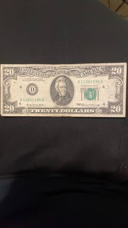 Old 20 dollar bill