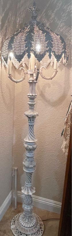 Vintage metal decorative floor lamp