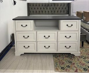 8Drawer storage dresser tv stand