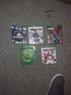 NBA 2K 15, 18, 19 MADDEN 18 & 15 *XBOX ONE