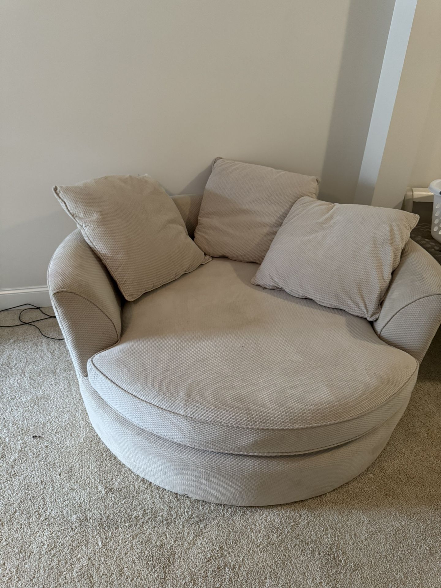 Off-White Circle Chair