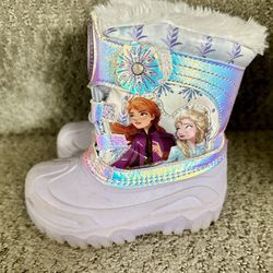 8c Disney Frozen II Snow Boots