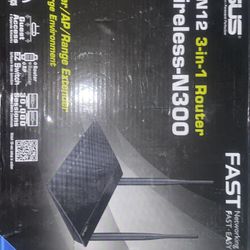 ASUS RT-N12 Wireless Router 300 Mbps