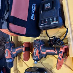 Rigid Impact Driver And Drill Set