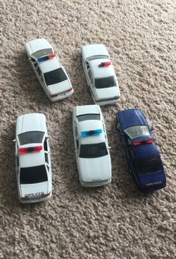 1993 Road Champ's Inc. State Police Patrol Cars. Mental. Are five of them: Oregon New York Little Rock Highways patrol and one more I couldn't see th