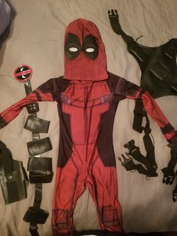 Deadpool Costume 5-6 yr old