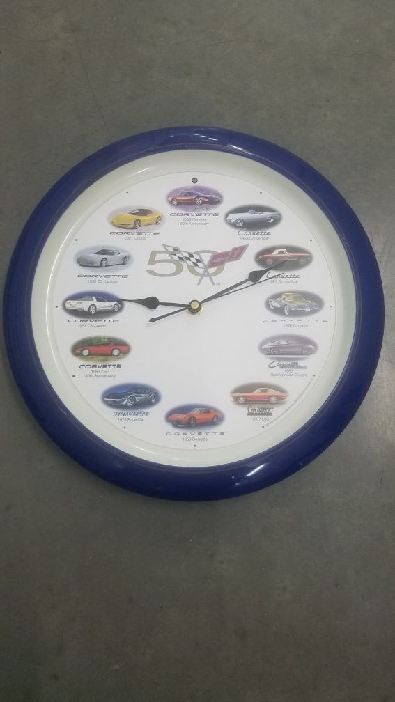 CORVETTE CLOCK