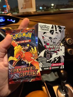 Pokémon white flare booster and destined rivals pack