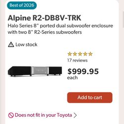 Alpine R-2  Loaded Truck Enclosure