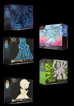 5 POKEMON CENTER ETBS -  TRADES