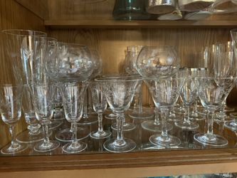 Assortment Of Crystal Glass Sets 
