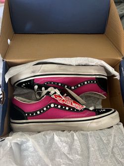 Pink pearlized vans