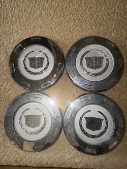 Cadillac Escalade 2007 thru 2013 Wheel Center Caps Set of 4