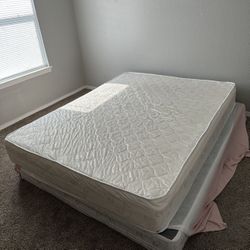 QUEEN BED AND BOX