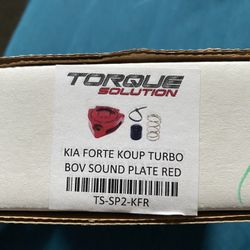 BOV Sound Plate For Kia Forte Koup Sx And Veloster Turbo
