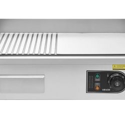 Commercial Electric Griddle Stainless Steel