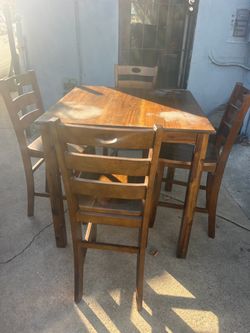 Table and chairs