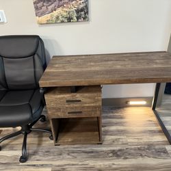 Office Desk & Chair 