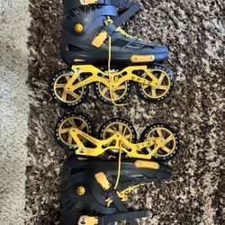 Selling My Size 12 Oversize Wheels rollerblades