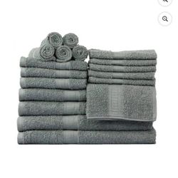 Mainstay Gray Towel Set
