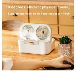 Dual Fan Desktop Mini Air Cooler