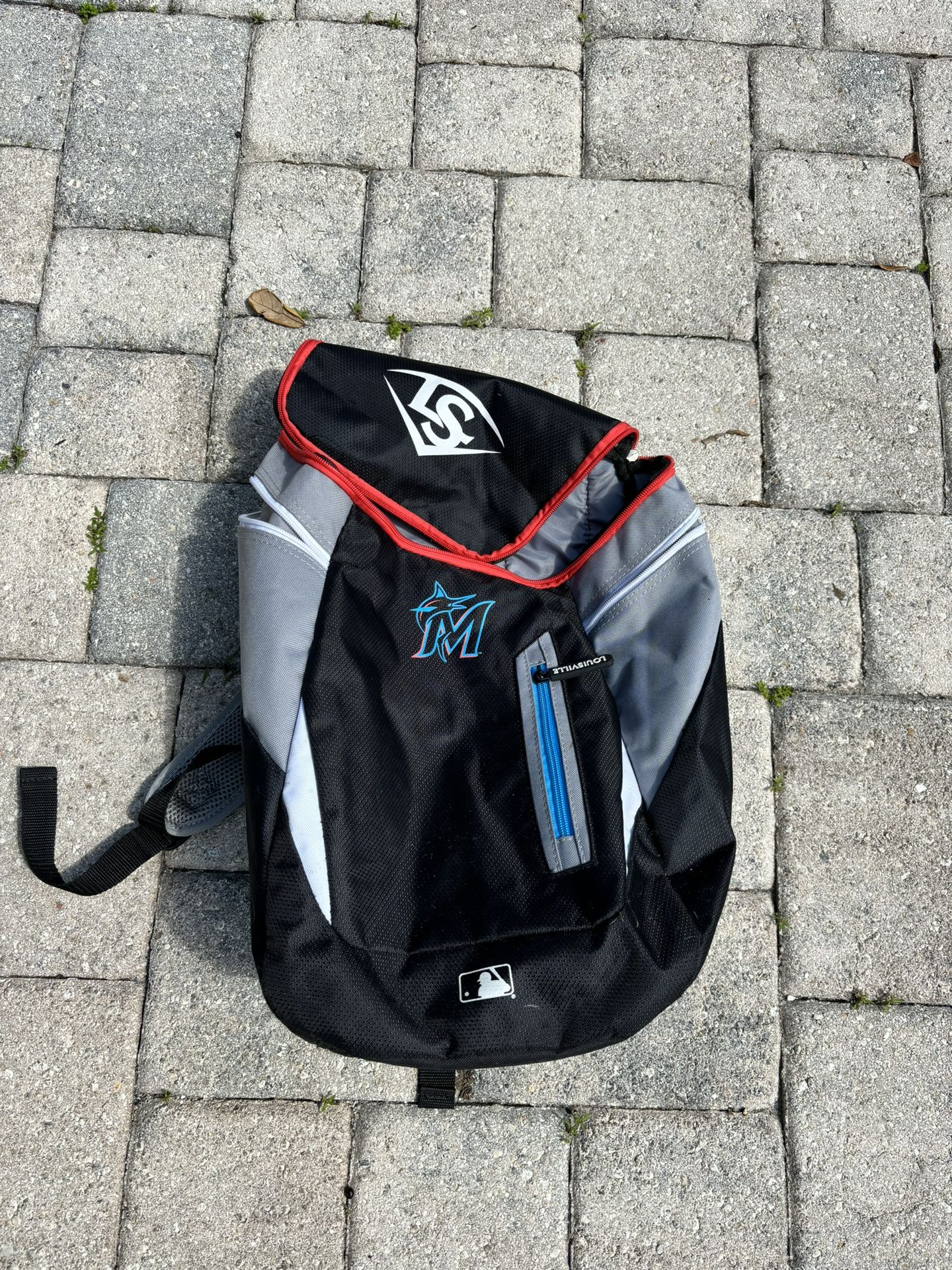 Louisville Slugger Youth Miami Marlins Baseball Backpack