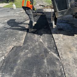 Work Asphalt real Patchs for Driveway Repair parking lot