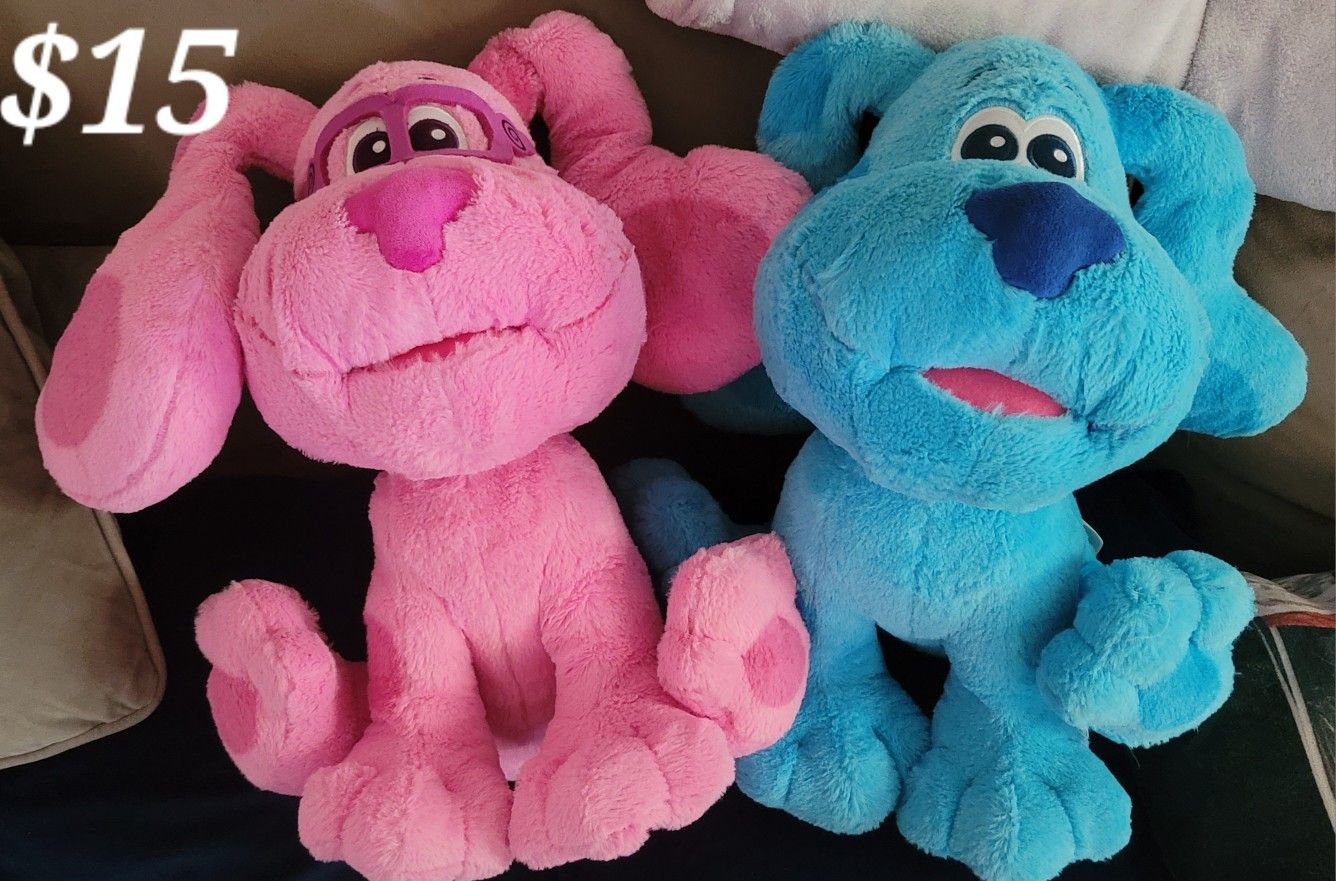 Blues Clues And Magenta Big Plush