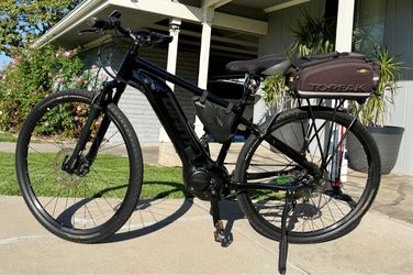 Giant Electric Bike with Rear Rack