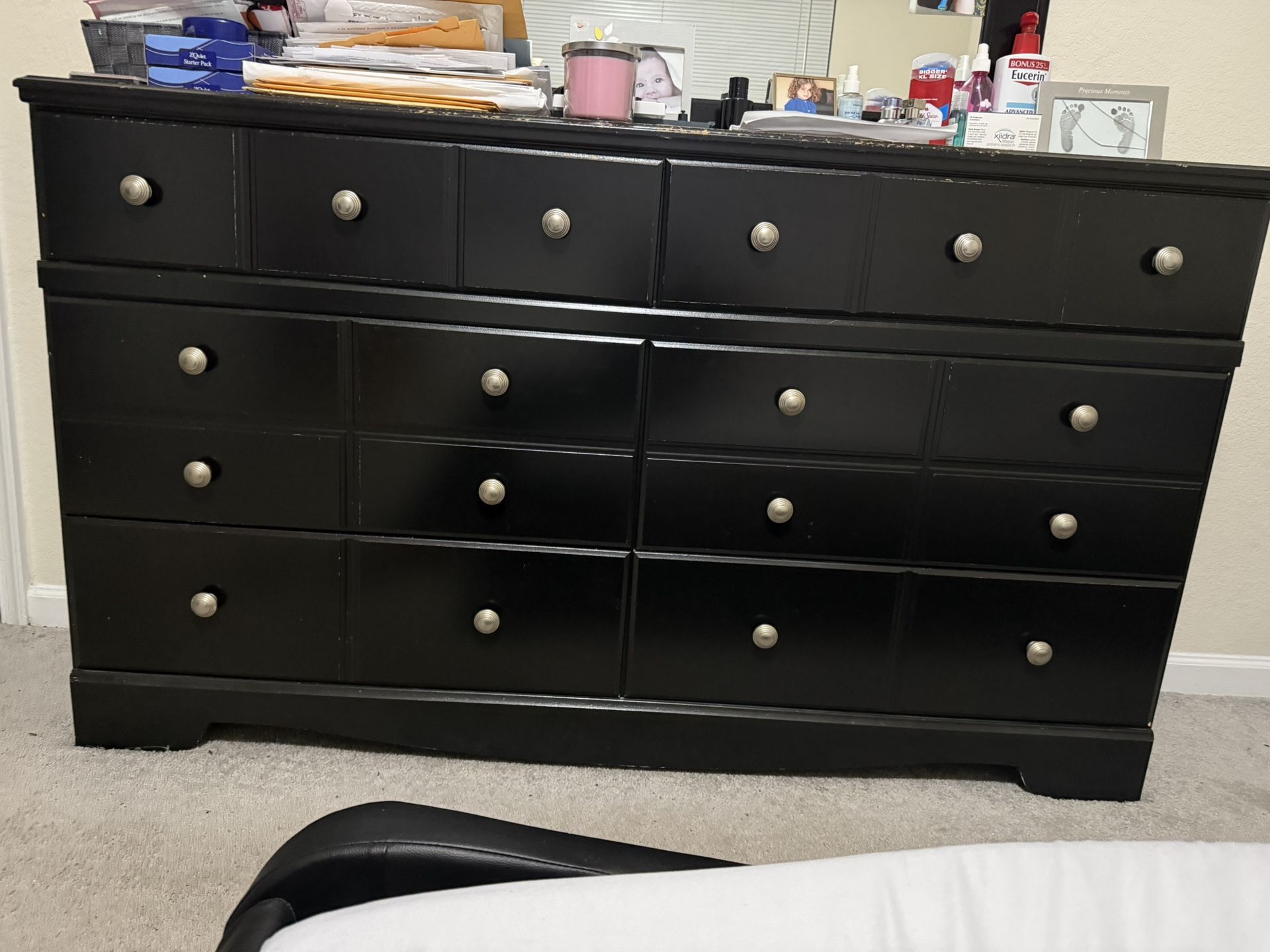 Bedroom Dresser With Mirror Set