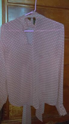 Polka dot dot blouse