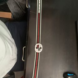 Authentic Gucci Interlocking G Belt Stripes White/Green/Red negotiations open