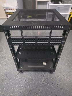 12U Network Raxk with Wheels