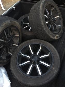 22” 8 lug, duramax diesel or cummins