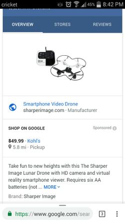 Sharper image dro 002 deals