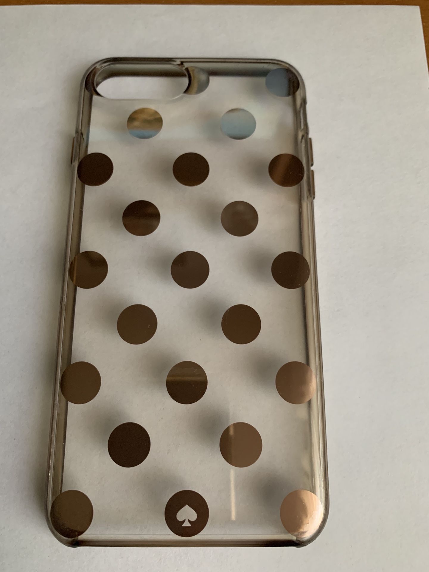 Kate Spade New York Le Pavilion Hardshell Case for iPhone 6 Plus, 6s Plus, 7 Plus rose gold clear