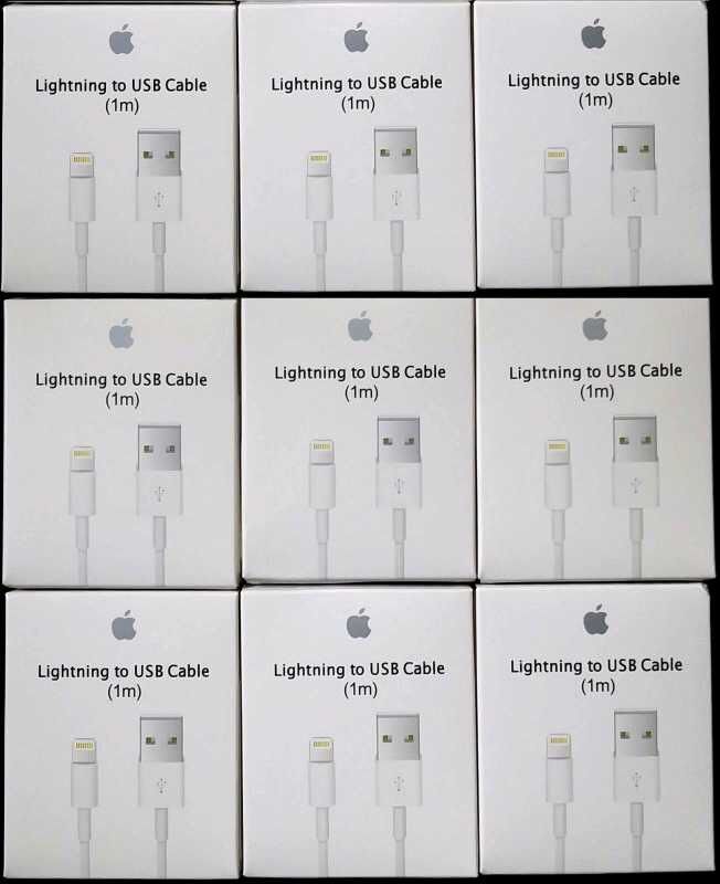 9 Lightning Apple Iphone Chargers