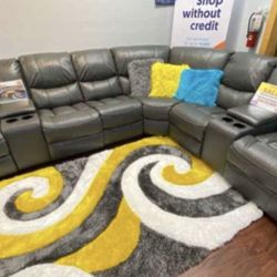 Madrid reclining sectional $1299 with easy financing