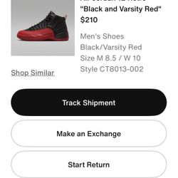 Air Jordan Retro 12 Flu Game 8.5