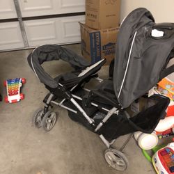 Double Baby Stroller 