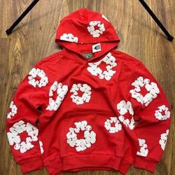 Red Denim Tears Hoodie
