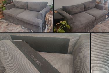 FREE Comfy corduroy sofa - Pick up Monday 6/29