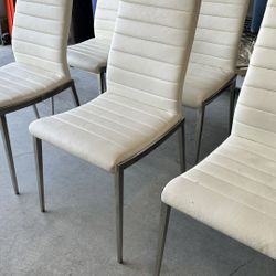 $195 - Modern Dining Chairs - Set Of 8 (PALM SPRINGS)