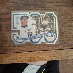 1997 Mickey Mantle 30th Anniversary Of His 500th Career Home Run Baseball Card