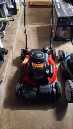 Troy built self propelled lawnmower