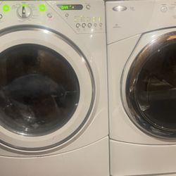 Washer Dryer Combo With Storage Risers $850