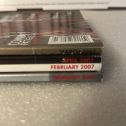 2007 Play, Boy Magazine, January, February, March And April