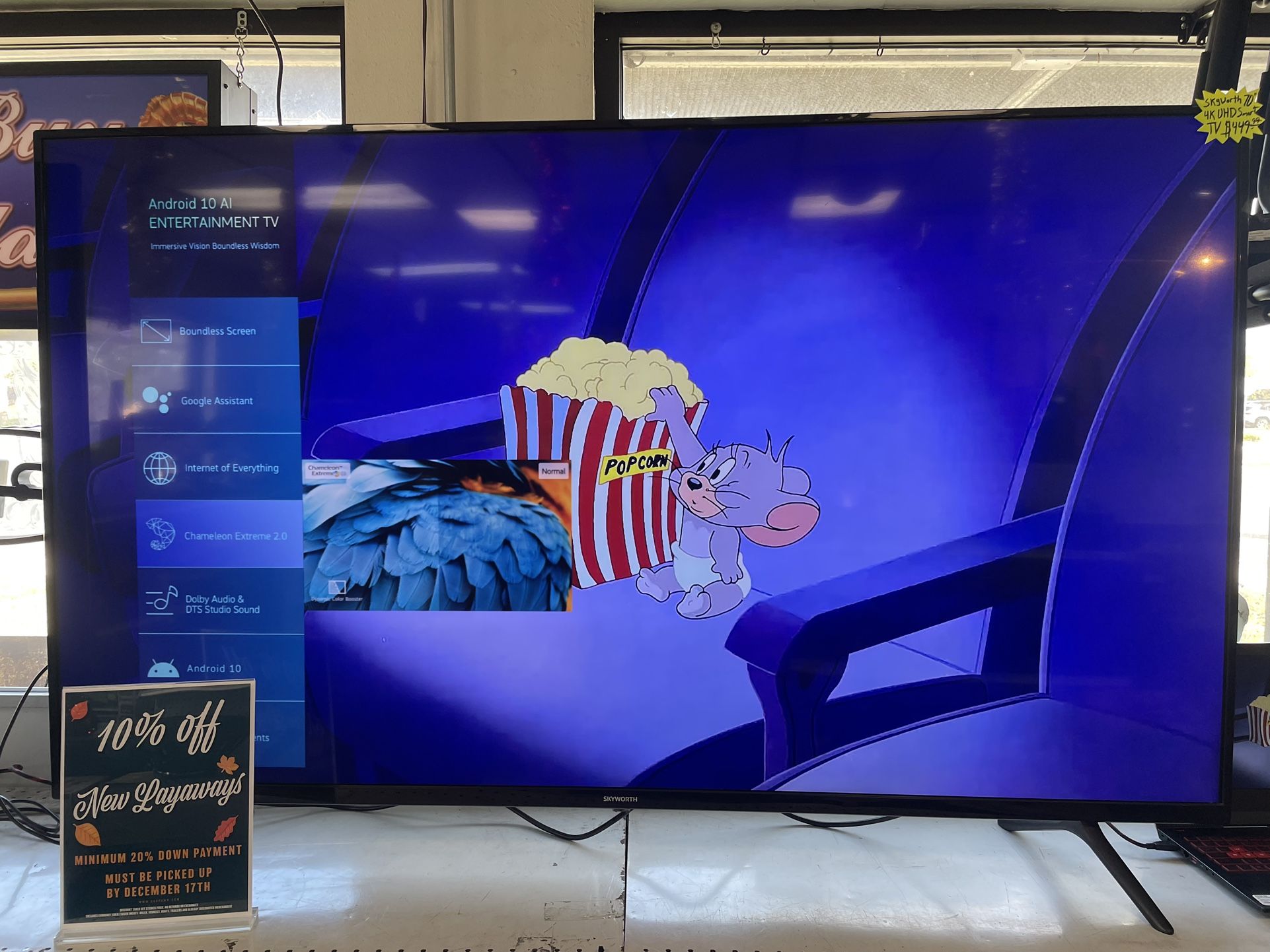 Skyworth 70” 4K UHD Smart TV  