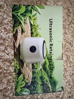 Brand New Ultrasonic Retainer Cleaner – Teeth Aligner & Denture Cleaner